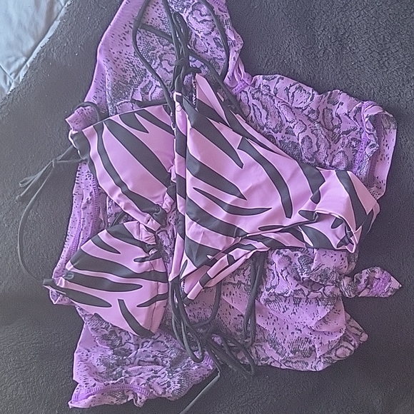 SHEIN Other - 3 piece purple animal print set